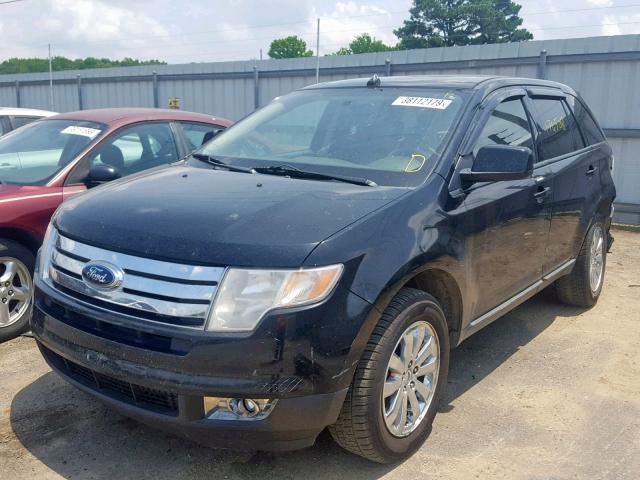 2FMDK38C08BA57221 - 2008 FORD EDGE SEL BLACK photo 2