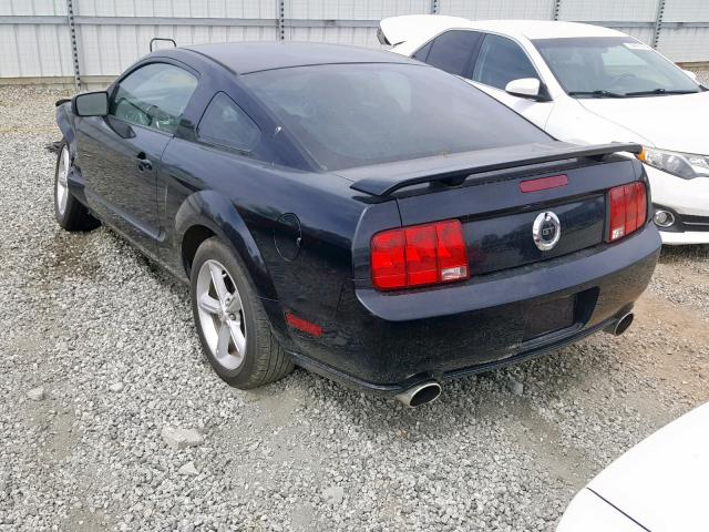 1ZVFT82H865250145 - 2006 FORD MUSTANG GT BLACK photo 3