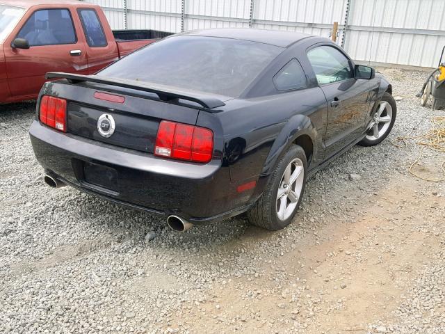 1ZVFT82H865250145 - 2006 FORD MUSTANG GT BLACK photo 4