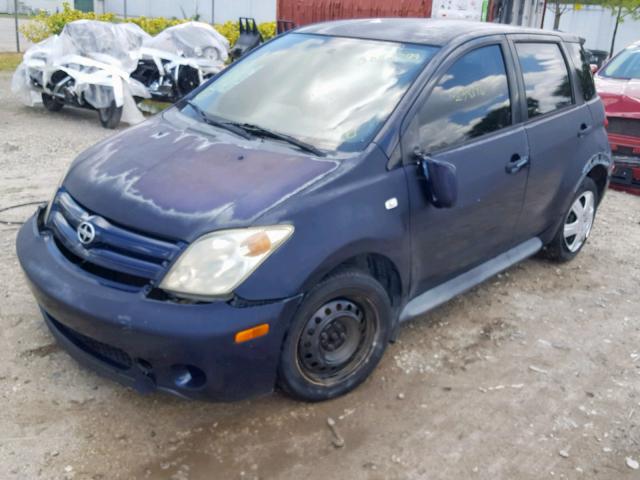 JTKKT624540066724 - 2004 TOYOTA SCION XA BLUE photo 2