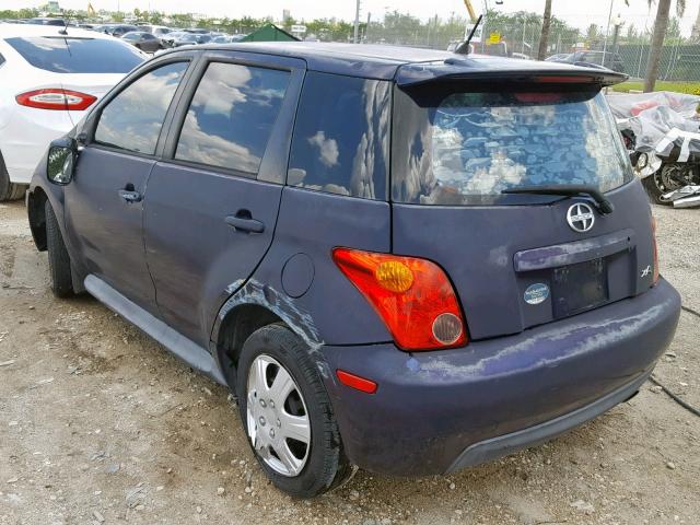 JTKKT624540066724 - 2004 TOYOTA SCION XA BLUE photo 3