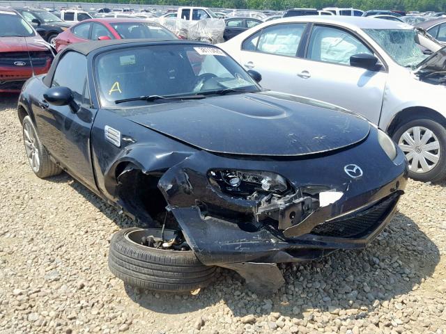 JM1NC25F480144295 - 2008 MAZDA MX-5 MIATA BLACK photo 1