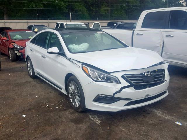 5NPE34AF3FH097407 - 2015 HYUNDAI SONATA SPO WHITE photo 1