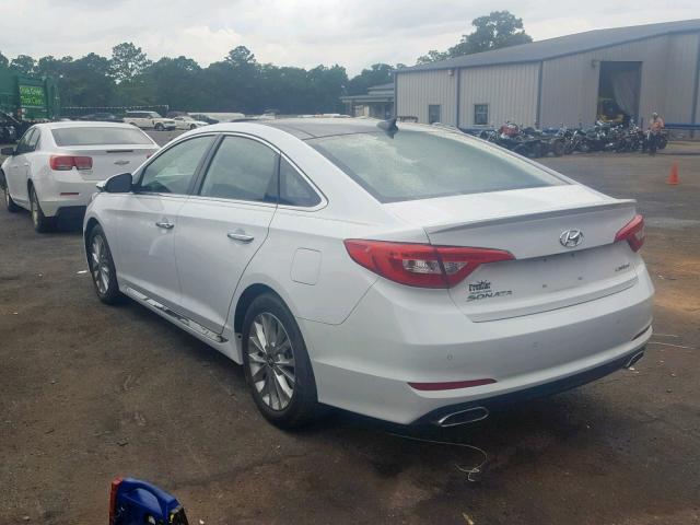 5NPE34AF3FH097407 - 2015 HYUNDAI SONATA SPO WHITE photo 3