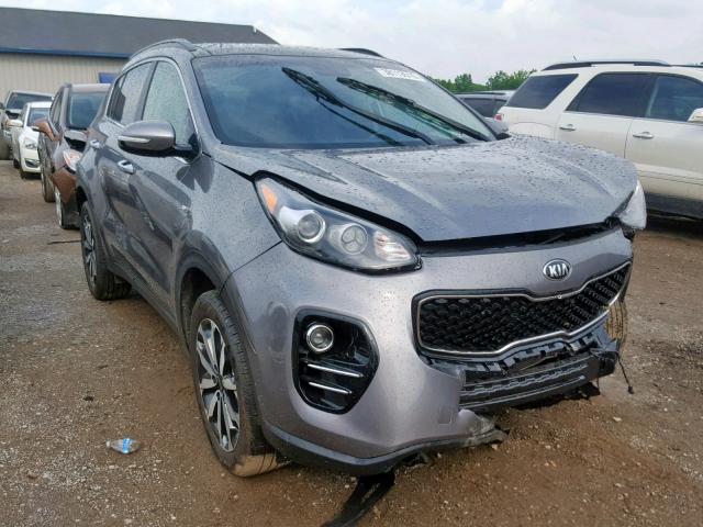 KNDPNCAC6K7508462 - 2019 KIA SPORTAGE E GRAY photo 1