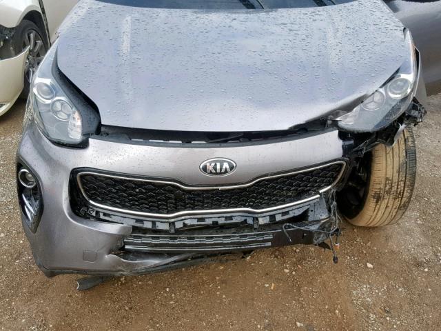 KNDPNCAC6K7508462 - 2019 KIA SPORTAGE E GRAY photo 7