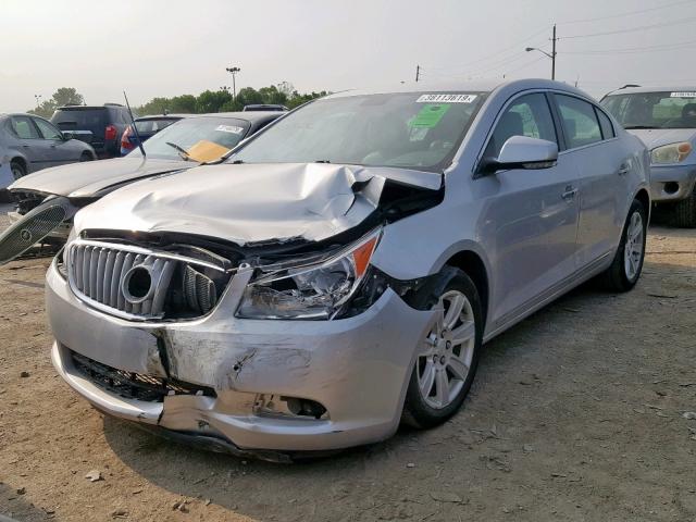 1G4GC5ED0BF130306 - 2011 BUICK LACROSSE C SILVER photo 2