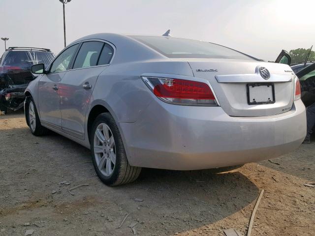 1G4GC5ED0BF130306 - 2011 BUICK LACROSSE C SILVER photo 3