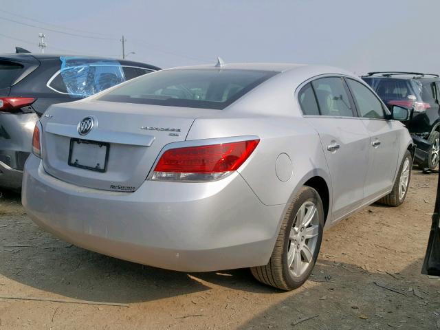 1G4GC5ED0BF130306 - 2011 BUICK LACROSSE C SILVER photo 4