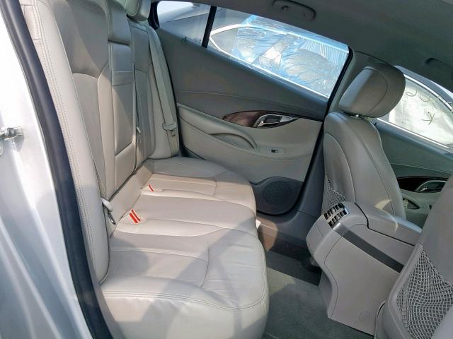 1G4GC5ED0BF130306 - 2011 BUICK LACROSSE C SILVER photo 6