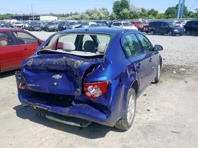 1G1AL55F367842331 - 2006 CHEVROLET COBALT LT BLUE photo 4