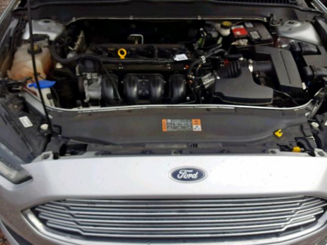 3FA6P0G74GR237731 - 2016 FORD FUSION S SILVER photo 7