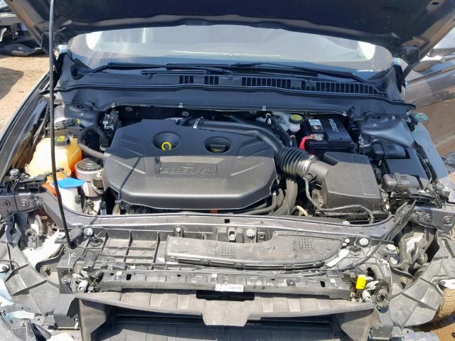 3FA6P0K90ER155601 - 2014 FORD FUSION TIT GRAY photo 7