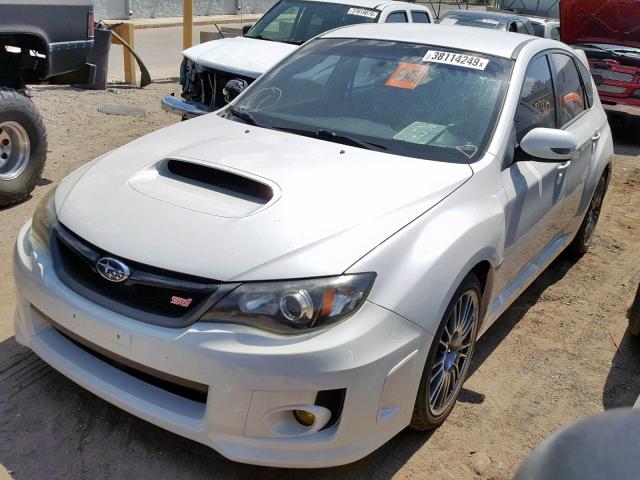 JF1GR8H62BL820535 - 2011 SUBARU IMPREZA WR WHITE photo 2