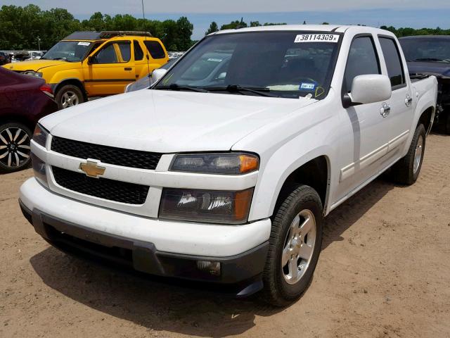 1GCDSCF99C8166221 - 2012 CHEVROLET COLORADO L WHITE photo 2