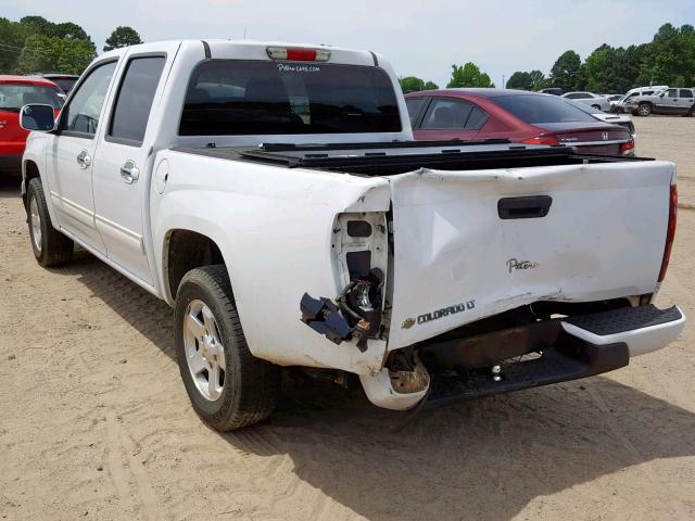 1GCDSCF99C8166221 - 2012 CHEVROLET COLORADO L WHITE photo 3