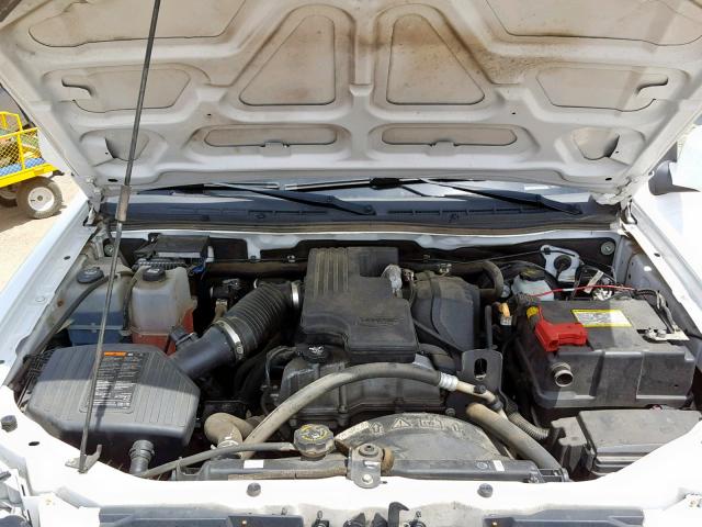 1GCDSCF99C8166221 - 2012 CHEVROLET COLORADO L WHITE photo 7