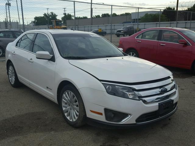 3FADP0L34AR234829 - 2010 FORD FUSION HYB WHITE photo 1