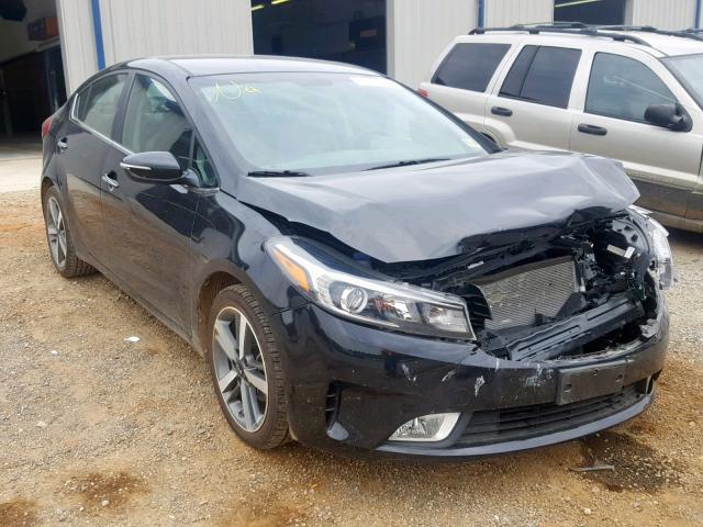 3KPFL4A81HE004333 - 2017 KIA FORTE EX BLACK photo 1