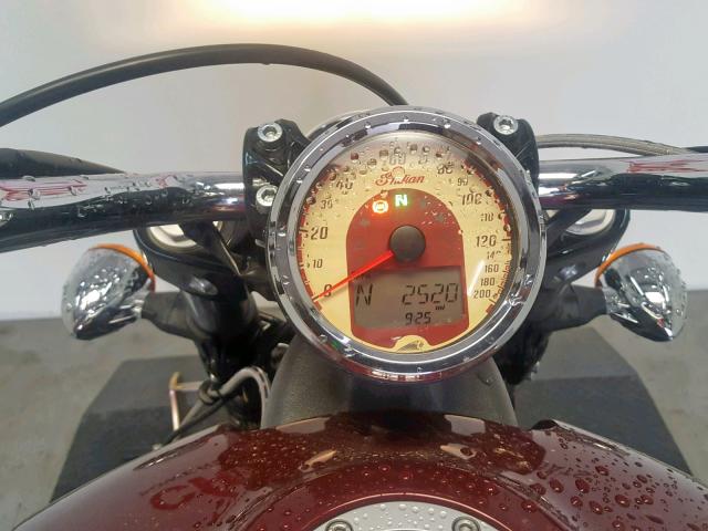 56KMSA009J3136235 - 2018 INDIAN MOTORCYCLE CO. SCOUT ABS RED photo 7