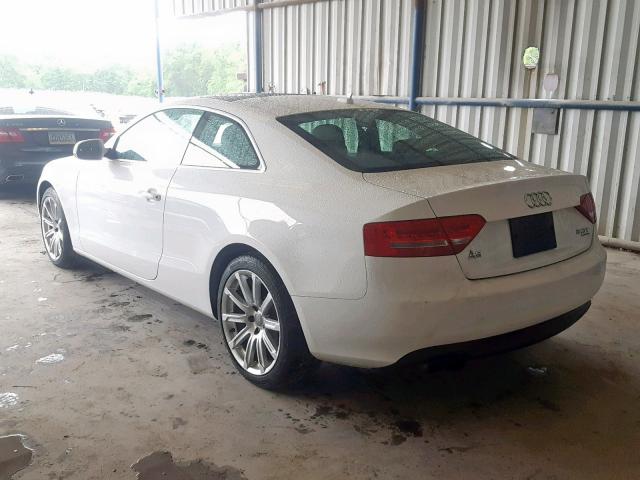 WAULFAFR8BA055412 - 2011 AUDI A5 PREMIUM WHITE photo 3