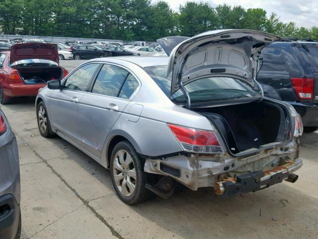 1HGCP26899A006731 - 2009 HONDA ACCORD EXL SILVER photo 3