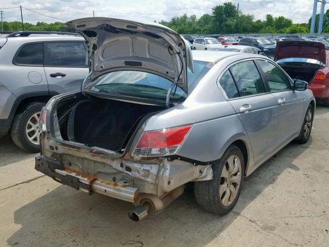 1HGCP26899A006731 - 2009 HONDA ACCORD EXL SILVER photo 4