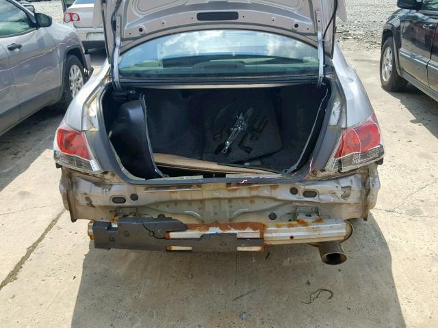 1HGCP26899A006731 - 2009 HONDA ACCORD EXL SILVER photo 9