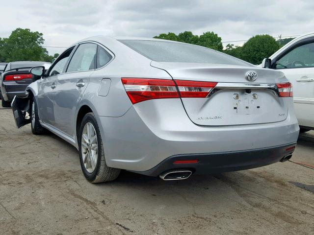 4T1BK1EB3DU037511 - 2013 TOYOTA AVALON BAS SILVER photo 3