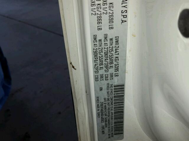 ZFBERFAB0H6E48963 - 2017 RAM PROMASTER 白色 照片 10