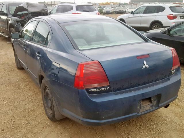 4A3AB36S94E603544 - 2004 MITSUBISHI GALANT LS BLUE photo 3