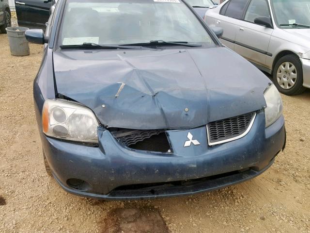 4A3AB36S94E603544 - 2004 MITSUBISHI GALANT LS BLUE photo 9