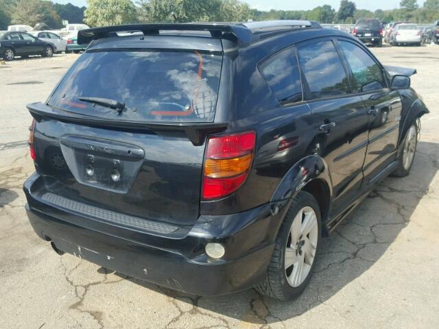 5Y2SN64L24Z400144 - 2004 PONTIAC VIBE GT BLACK photo 4