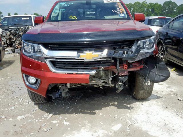 1GCGSCE39G1310388 - 2016 CHEVROLET COLORADO L MAROON photo 9