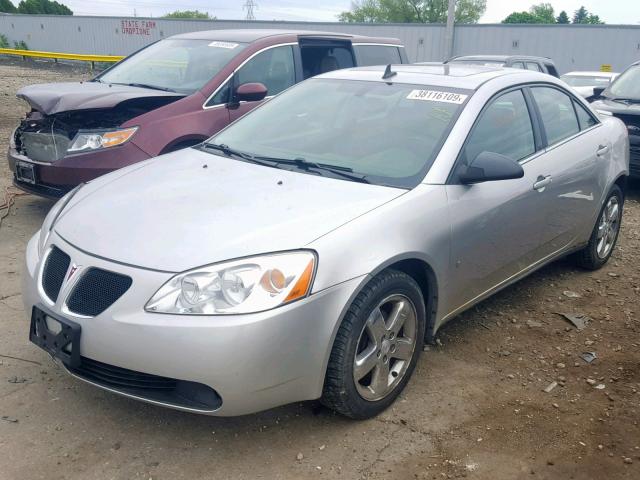 1G2ZH57N284196112 - 2008 PONTIAC G6 GT SILVER photo 2