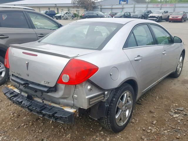 1G2ZH57N284196112 - 2008 PONTIAC G6 GT SILVER photo 4