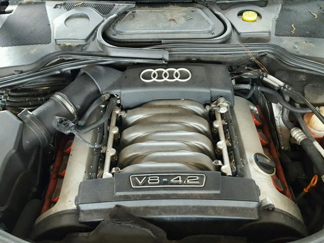 WAUML44E64N002461 - 2004 AUDI A8 L QUATT GRAY photo 7