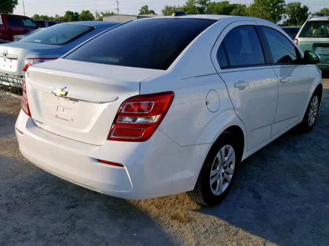 1G1JB5SH3H4138367 - 2017 CHEVROLET SONIC LS 白色 照片 4