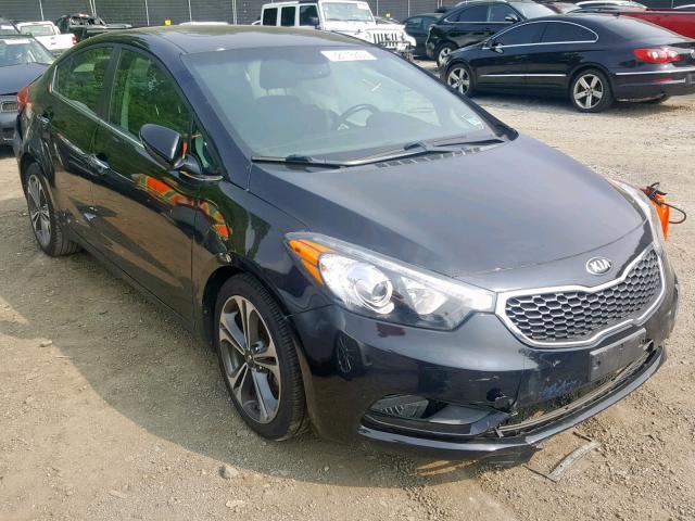 KNAFZ4A87F5329234 - 2015 KIA FORTE EX BLACK photo 1