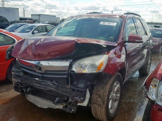 5GZER23D29J128087 - 2009 SATURN OUTLOOK XR წითელი ფოტო 2