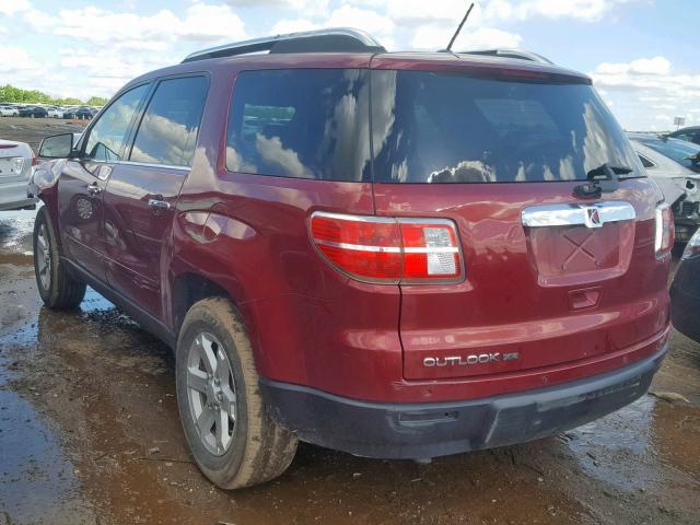 5GZER23D29J128087 - 2009 SATURN OUTLOOK XR წითელი ფოტო 3