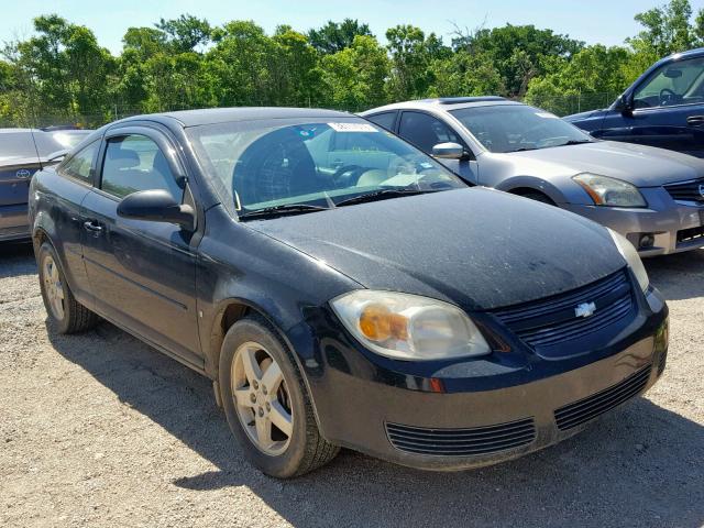 1G1AL15F977192401 - 2007 CHEVROLET COBALT LT BLACK photo 1