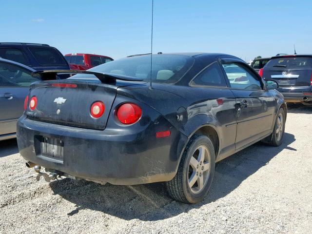 1G1AL15F977192401 - 2007 CHEVROLET COBALT LT BLACK photo 4