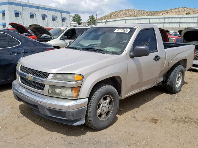 1GCCS146358187125 - 2005 CHEVROLET COLORADO GRAY photo 2