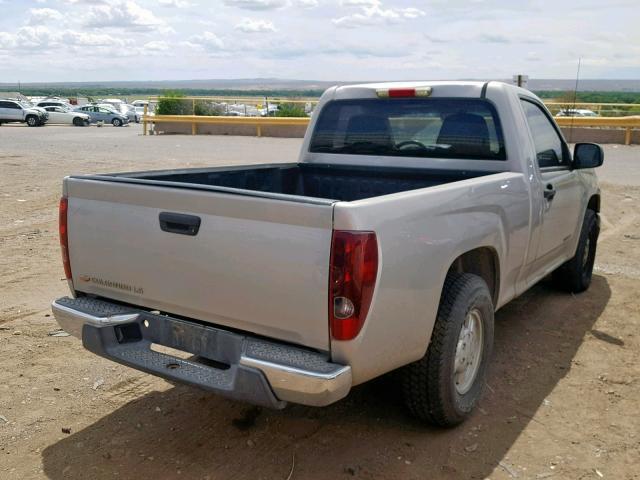 1GCCS146358187125 - 2005 CHEVROLET COLORADO GRAY photo 4