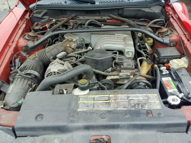 1FALP45T3SF111408 - 1995 FORD MUSTANG GT RED photo 7