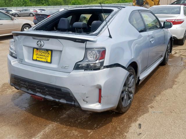 JTKJF5C75E3077423 - 2014 TOYOTA SCION TC ლურჯი ფოტო 4