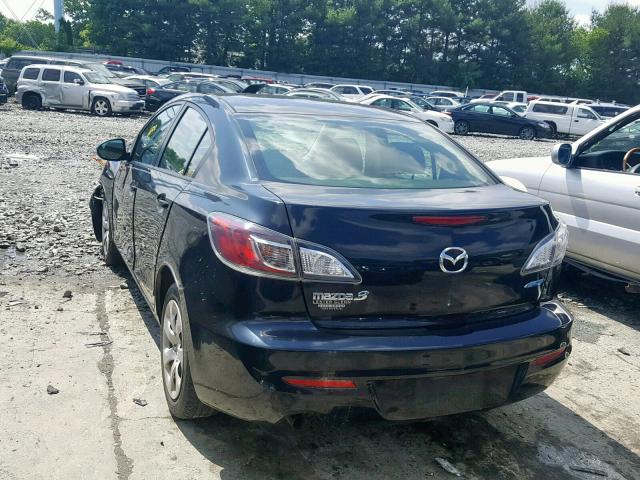 JM1BL1U86D1702183 - 2013 MAZDA 3 I BLACK photo 3