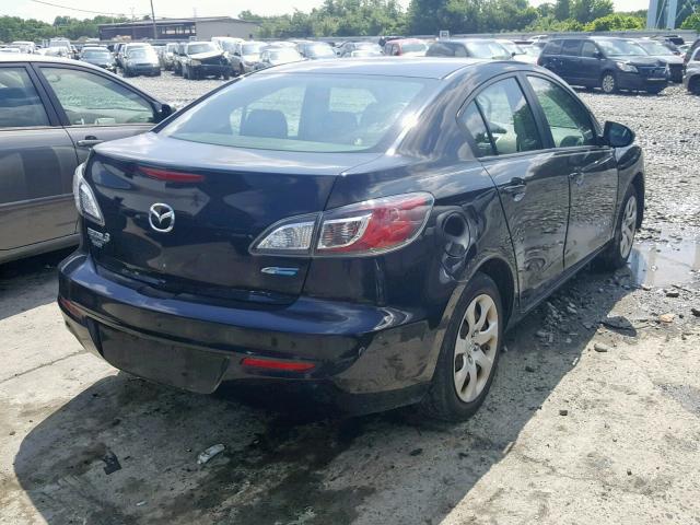 JM1BL1U86D1702183 - 2013 MAZDA 3 I BLACK photo 4