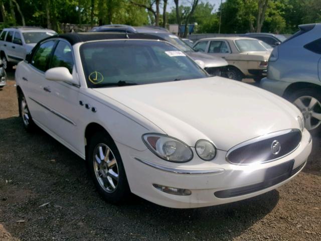 2G4WD532851259903 - 2005 BUICK LACROSSE C WHITE photo 1